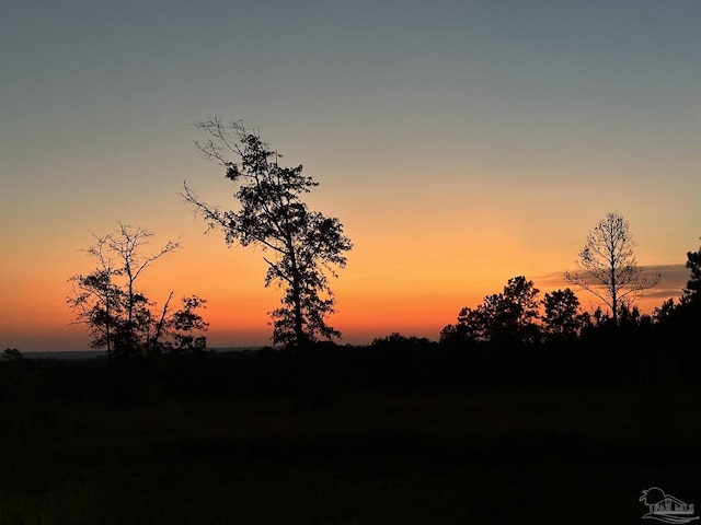 view of nature at dusk