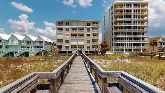 view of dock