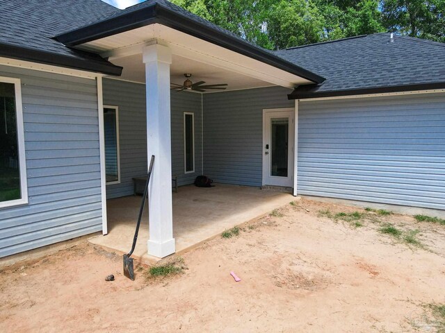 1758 Tate Rd, Cantonment, FL 32533 - view of patio / terrace featuring ceiling fan