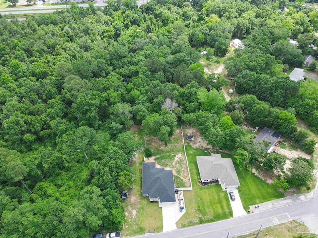 1758 Tate Rd, Cantonment, FL 32533 - aerial view of property's location featuring a forest