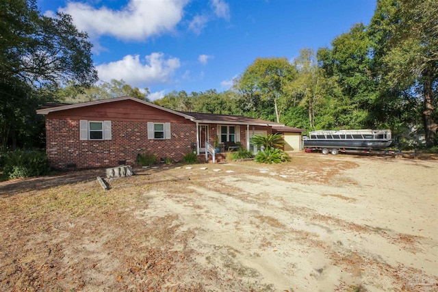 view of ranch-style house