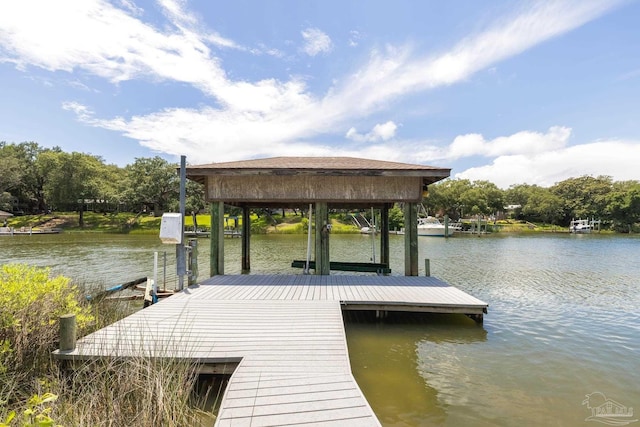 9 N Sunset Blvd, Gulf Breeze, FL 32561 - dock area featuring a water view