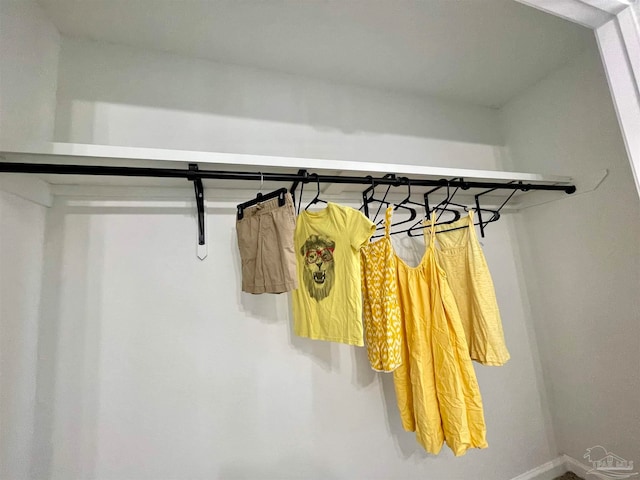 view of closet