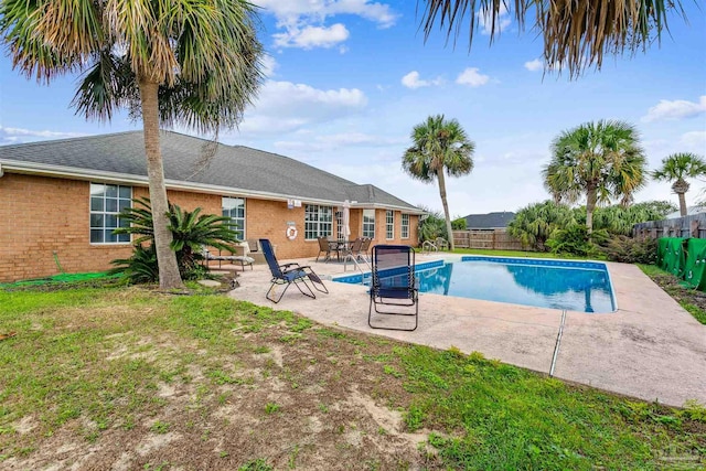 4122 Cobia St, Pensacola, FL 32507 - view of swimming pool featuring a fenced backyard and a patio area