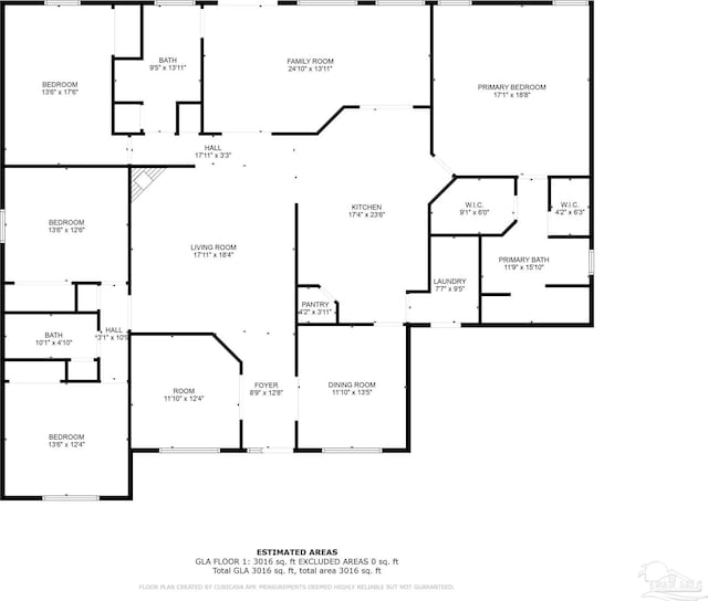 7850 Amethyst Dr, Pensacola, FL 32506 - room layout