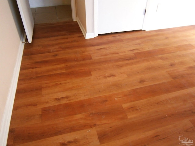 interior details with hardwood / wood-style floors