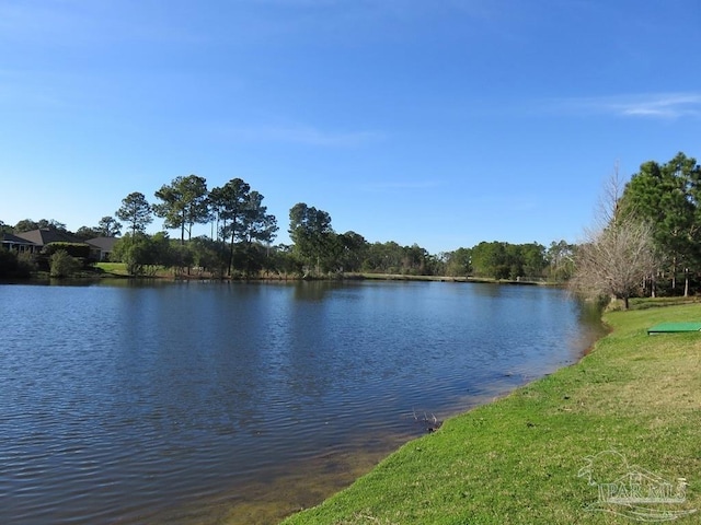 view of water feature