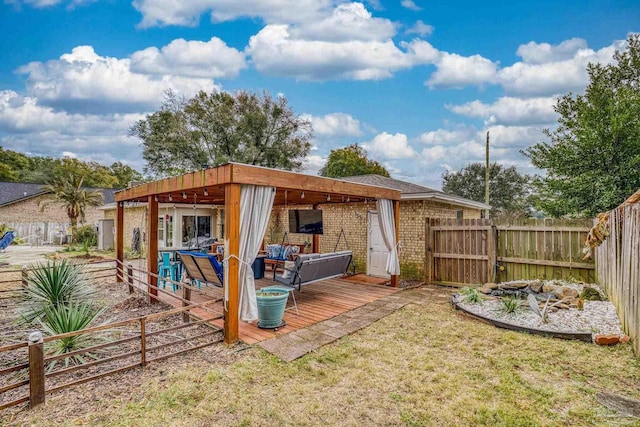 view of outbuilding with a lawn