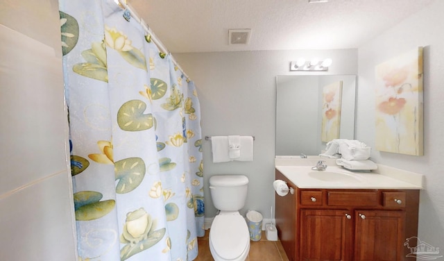 931 W Beach Blvd Unit 501, Gulf Shores, AL 36542 - bathroom featuring vanity, toilet, and a shower with shower curtain