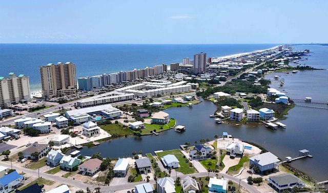 931 W Beach Blvd Unit 501, Gulf Shores, AL 36542 - aerial view of property and surrounding area featuring a nearby body of water