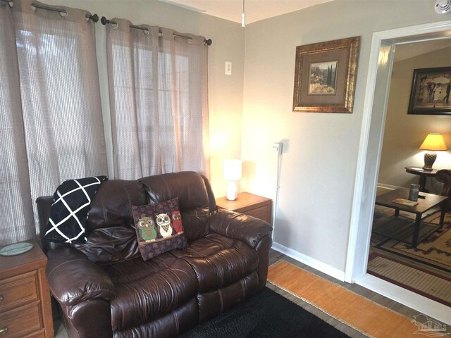 5358 Jenny Cir, Pace, FL 32571 - living area with wood finished floors and baseboards