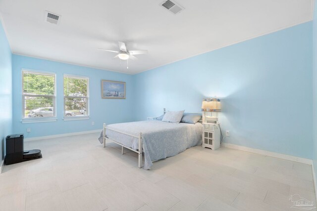 8150 Northpointe Blvd, Pensacola, FL 32514 - bedroom with baseboards and a ceiling fan