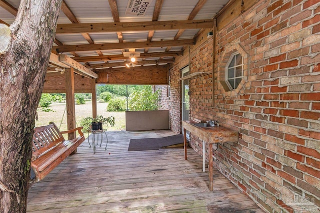 10449 Bernice Rd, Milton, FL 32583 - view of deck