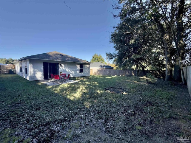 8037 Nalo Creek Loop, Pensacola, FL 32514 - fenced backyard featuring a patio area