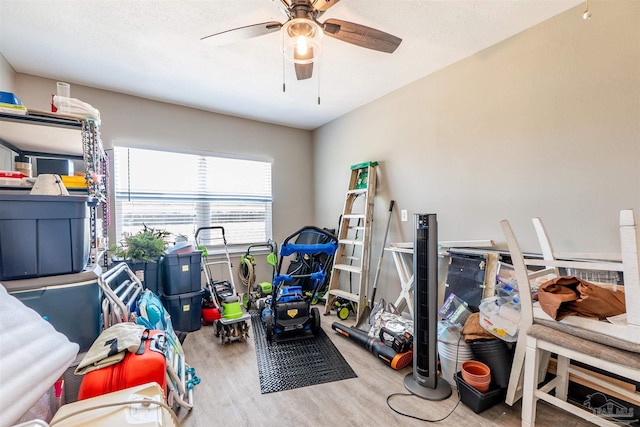 5518 Cyanamid Rd, Milton, FL 32583 - storage room with a ceiling fan
