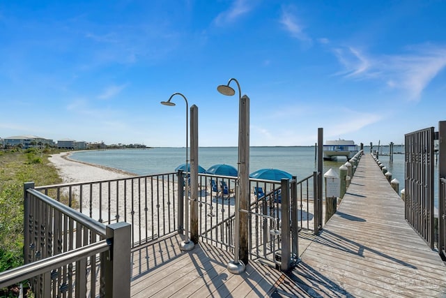 4 Portofino Dr Unit 803, Pensacola Beach, FL 32561 - dock area with a water view
