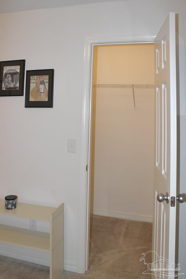 view of closet