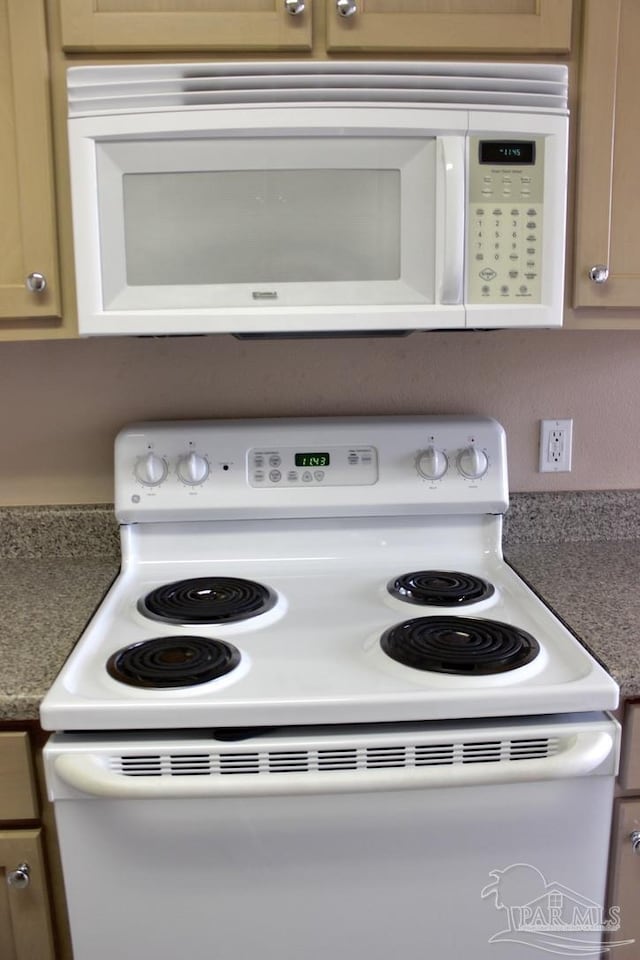 room details with white appliances