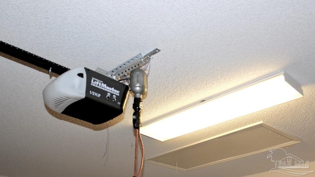 room details with a garage door opener