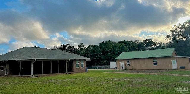 view of yard