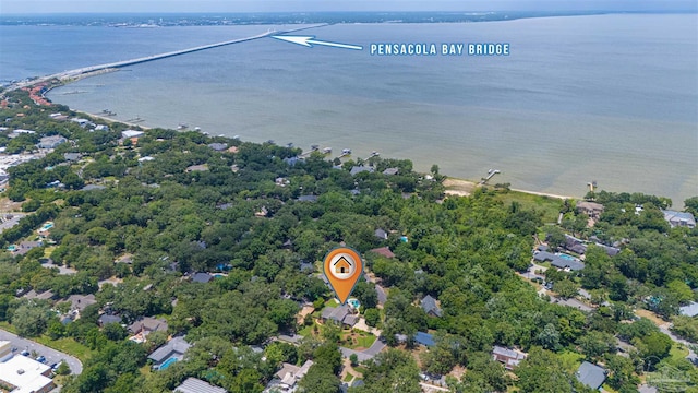 334 Andrew Jackson Trl, Gulf Breeze, FL 32561 - drone / aerial view of a nearby body of water