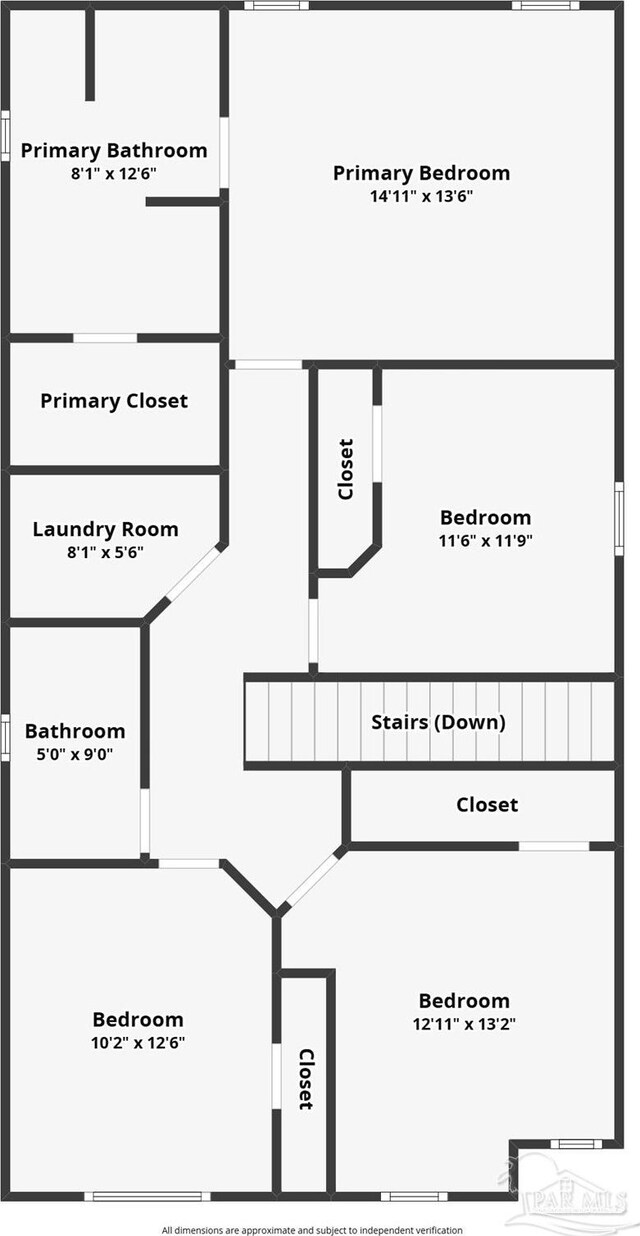 3818 Weatherstone Cir, Pensacola, FL 32507 - view of floor plan / room layout
