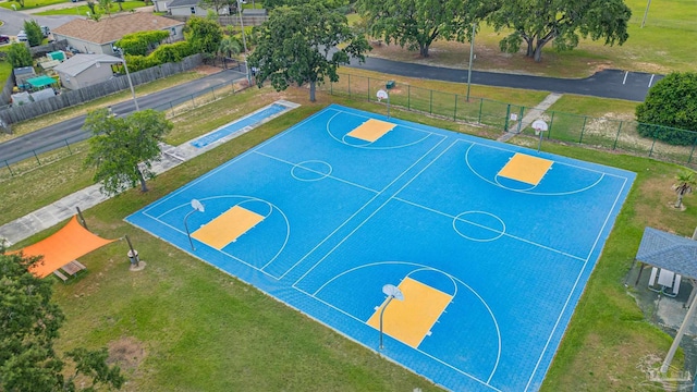 6639 Castlewood St, Navarre, FL 32566 - view of basketball court with community basketball court