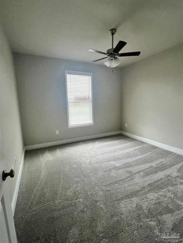 2305 Habersham Ln, Cantonment, FL 32533 - unfurnished room featuring carpet floors, ceiling fan, and baseboards