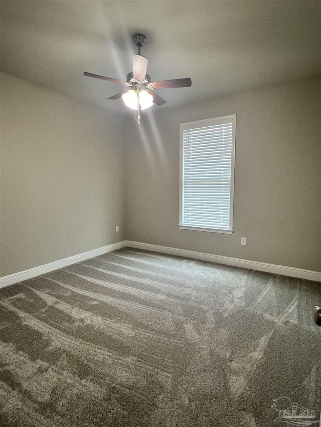 2305 Habersham Ln, Cantonment, FL 32533 - carpeted empty room with ceiling fan and baseboards