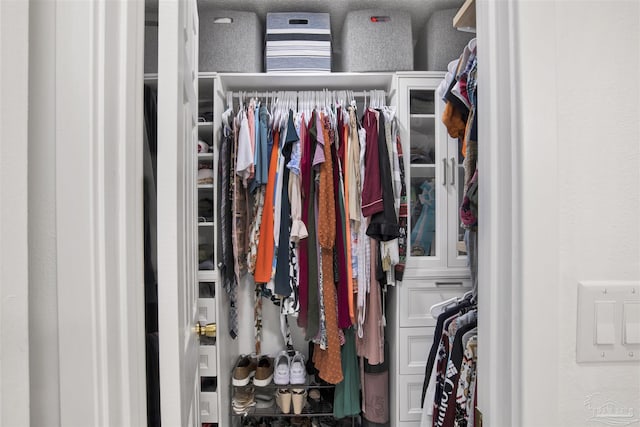 view of closet