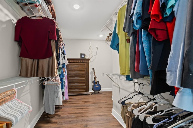 5622 Dunridge Dr, Pace, FL 32571 - spacious closet with wood finished floors