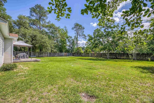 4224 Seaport Rd, Pace, FL 32571 - view of yard featuring a gazebo