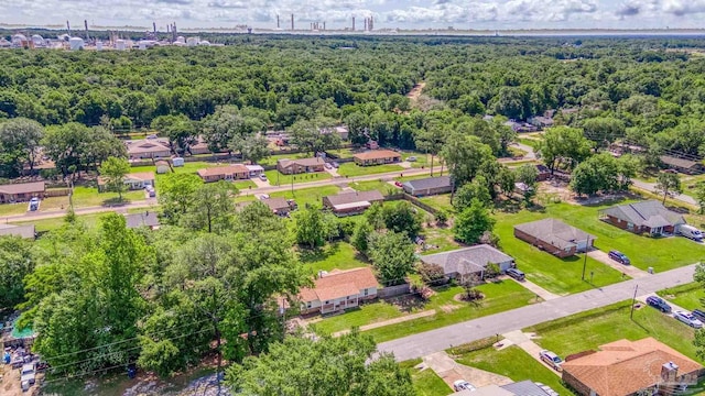 4224 Seaport Rd, Pace, FL 32571 - aerial view of residential area with a heavily wooded area
