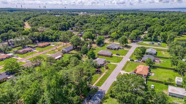 4224 Seaport Rd, Pace, FL 32571 - aerial overview of property's location featuring a heavily wooded area