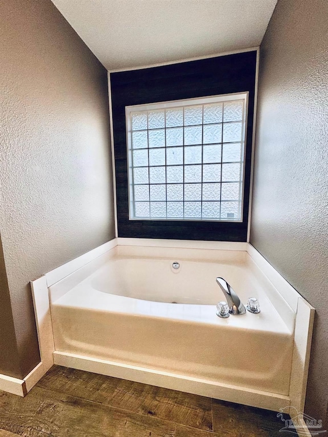 bathroom with a bathtub