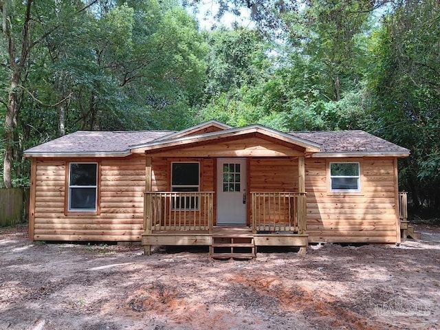 view of cabin