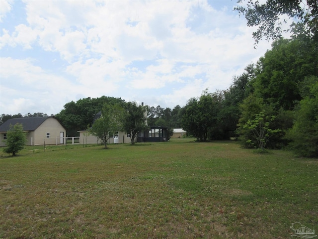view of yard