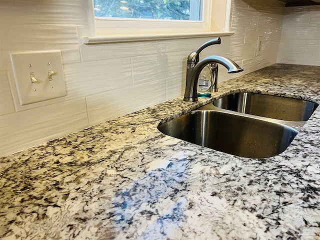 details with sink and stone counters