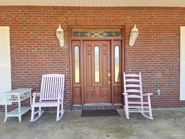 view of entrance to property