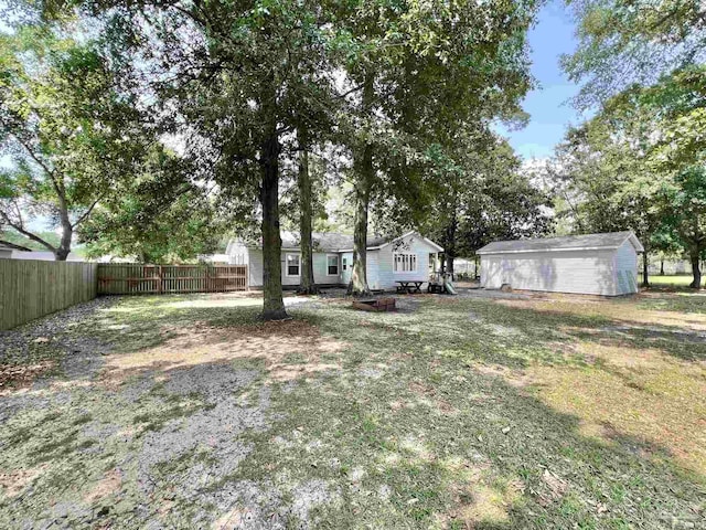 704 E Horner St, Atmore, AL 36502 - view of fenced backyard