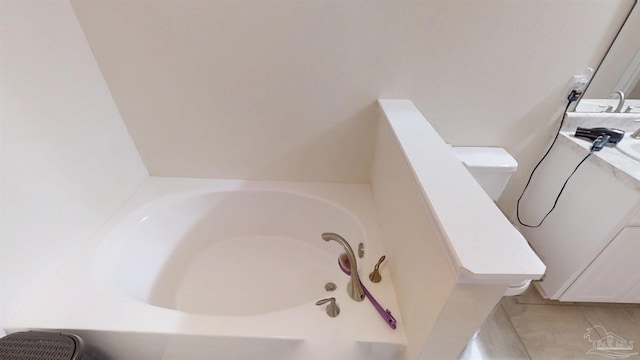 room details featuring a garden tub