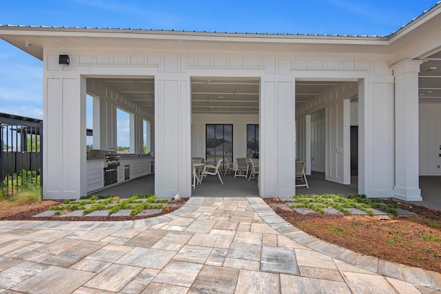 exterior space featuring a patio