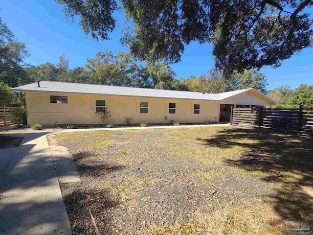 3111 Zepp Ln, Pace, FL 32571 - rear view of property