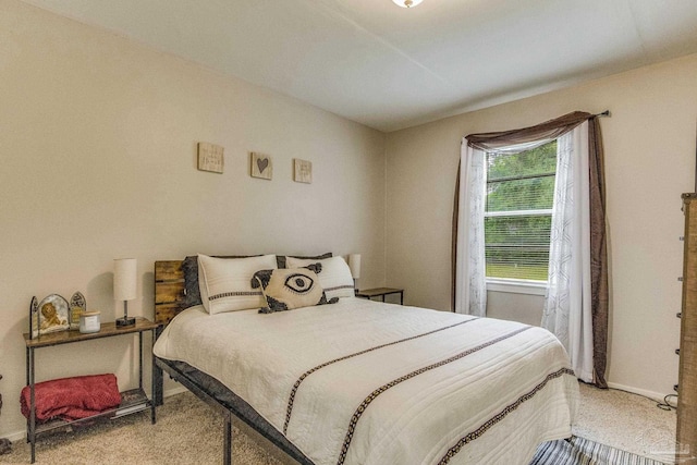 bedroom featuring carpet flooring