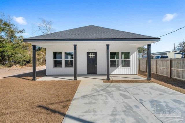 back of house featuring a patio