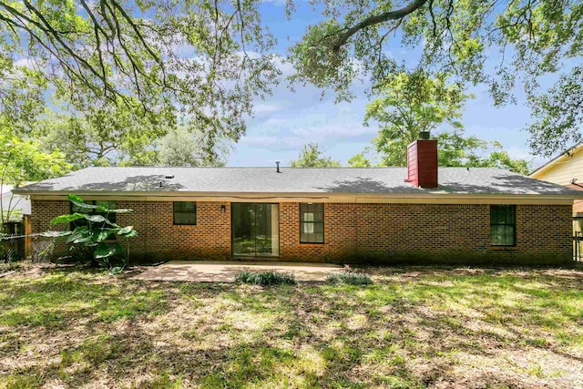 rear view of house with a patio area