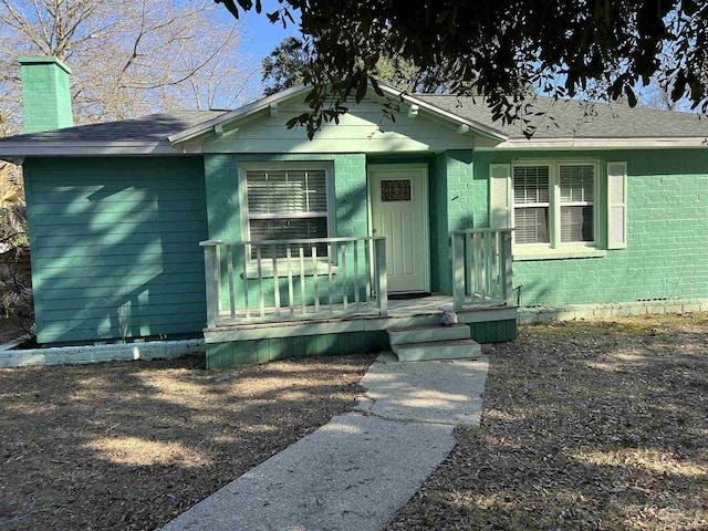 view of bungalow