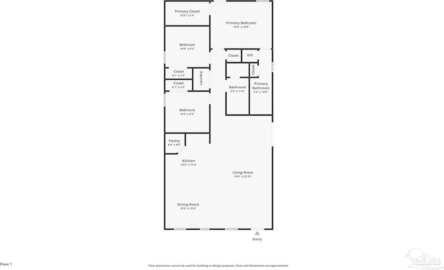 520 K St, Pensacola, FL 32501 - room layout