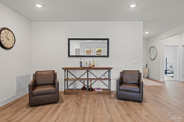 3416 Southwind Dr, Gulf Breeze, FL 32563 - living area with wood finished floors, baseboards, and recessed lighting