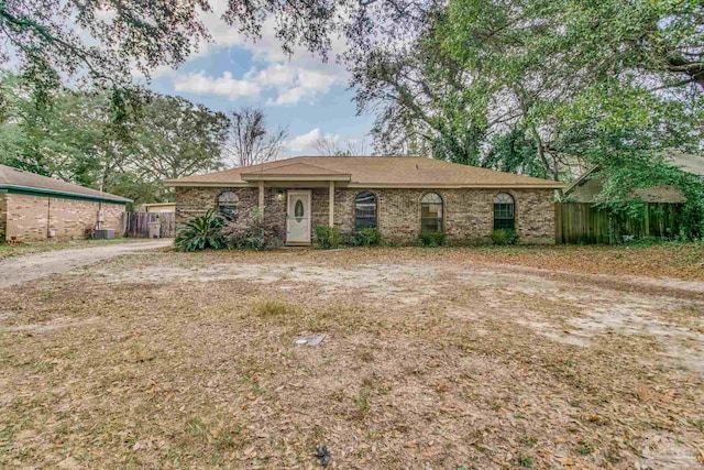 view of ranch-style home